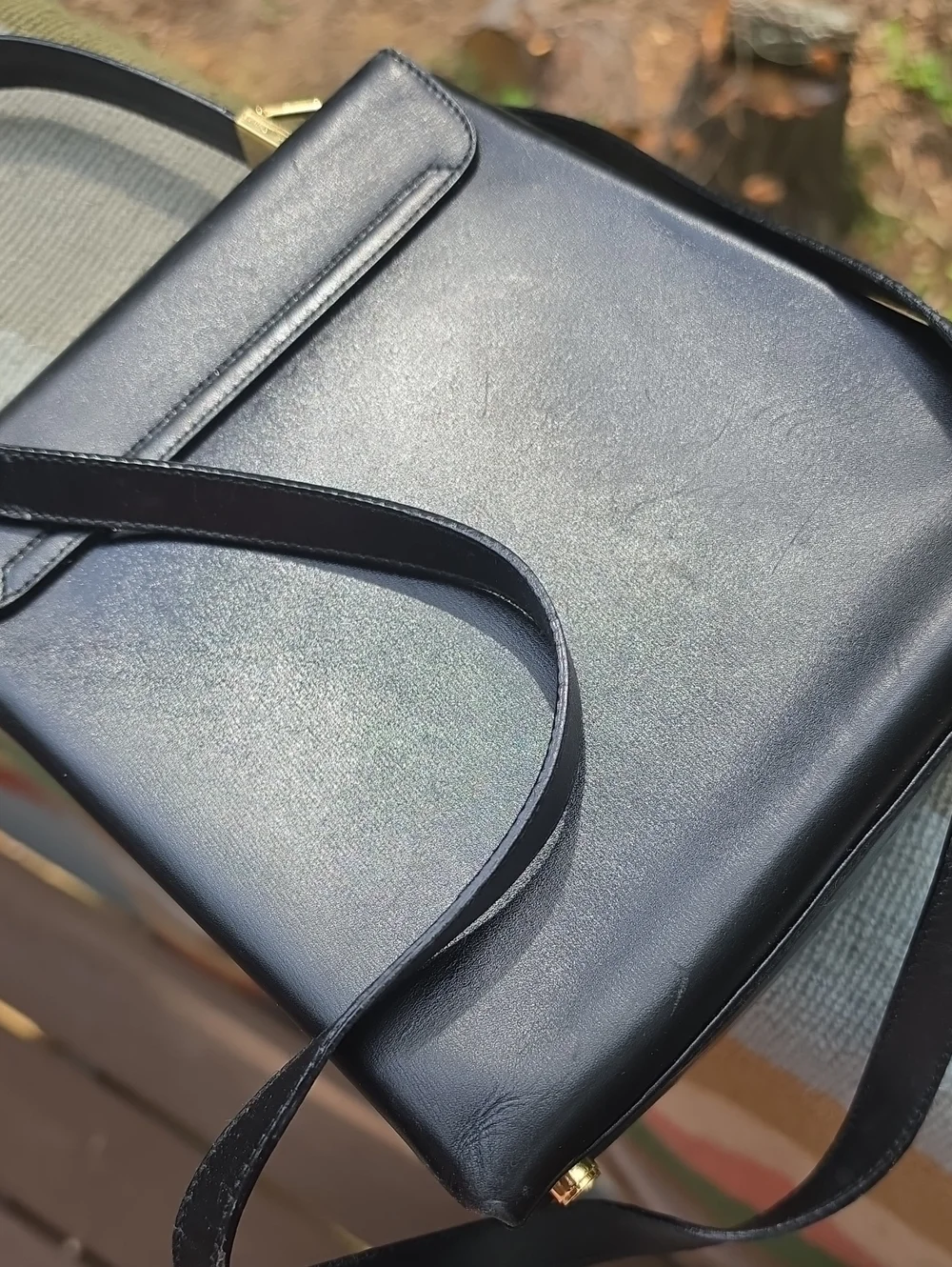 Vintage Ferragamo Leather Satchel Circa Y2k
